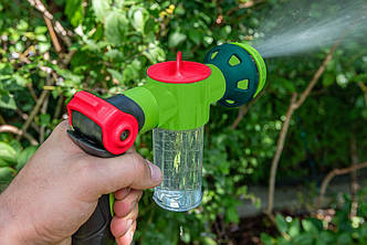 Пістолетний дощувач з контейнером, пінний розпилювач Verto 15G715