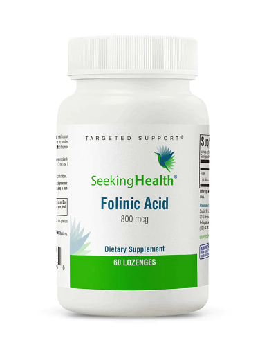 Seeking Health Folinic Acid 800mcg фолінова кислота (фолієва), 60шт