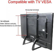 Настільний кронштейн 26-37 inches, універсальні ніжки для телевізора HQ-007, Підставка для телевізора, фото 2