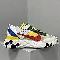 Мужские кроссовки Nike React Element ‘87 ‘Yellow Blue Red’