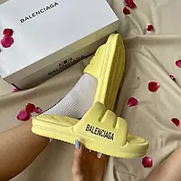 Balenciaga Puffy Slides Yellow 36