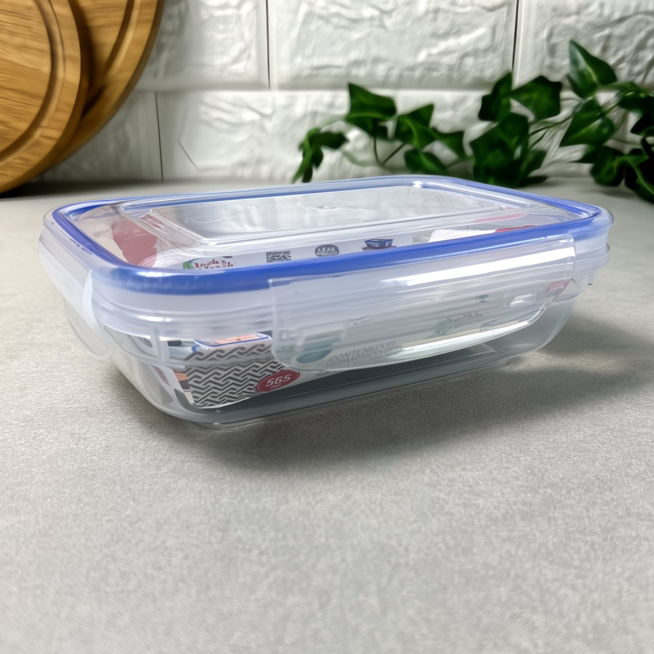 Контейнер пластиковий герметичний 0.565л Прямокутний 30842 Dunya