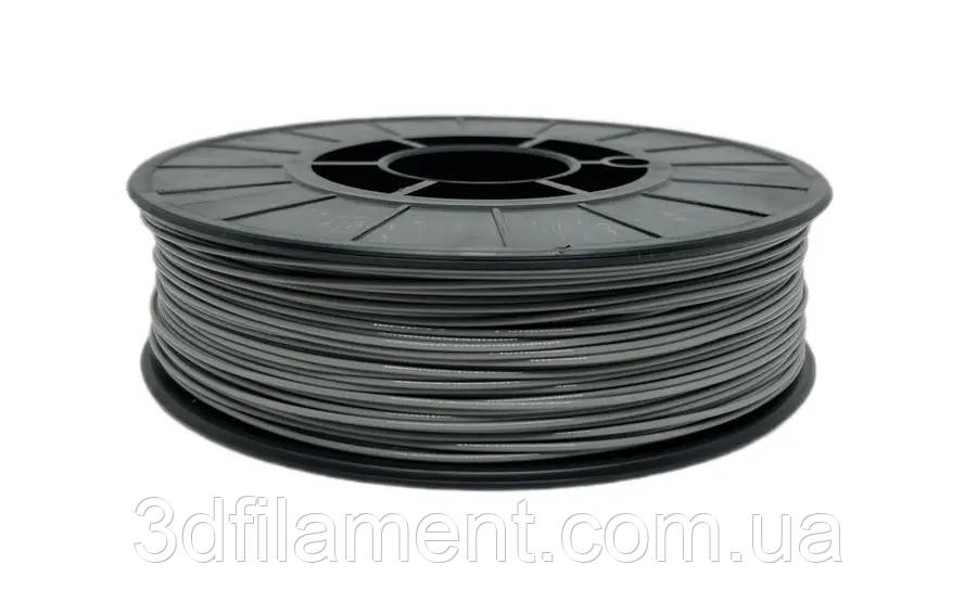 PLA (ПЛА) пластик для 3D принтера Темно-сірий (графіт) 1,75mm 3 кг