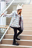 Куртка для дівчинки підлітка весна-осінь із капюшоном, фото 6