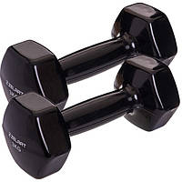 Гантели виниловые Dumbbells Beauty 2x3 кг для фитнеса, аэробики, тренировок (TA-2777-3)