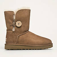 Ugg Short Bailey Button Chestnut 36