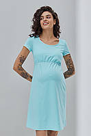 Ночная сорочка для беременных и кормящих Margaret Юла Мама размер L (48) Голубой