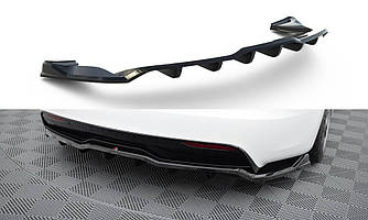 Дифузор Tesla Model S Plaid (2021+) тюнінг обвіс спідниця елерон (V1)