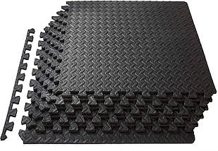 Мат пазл килимок для тренувань WCG EVA 60х60х1.9 см - 6 частин Б5262