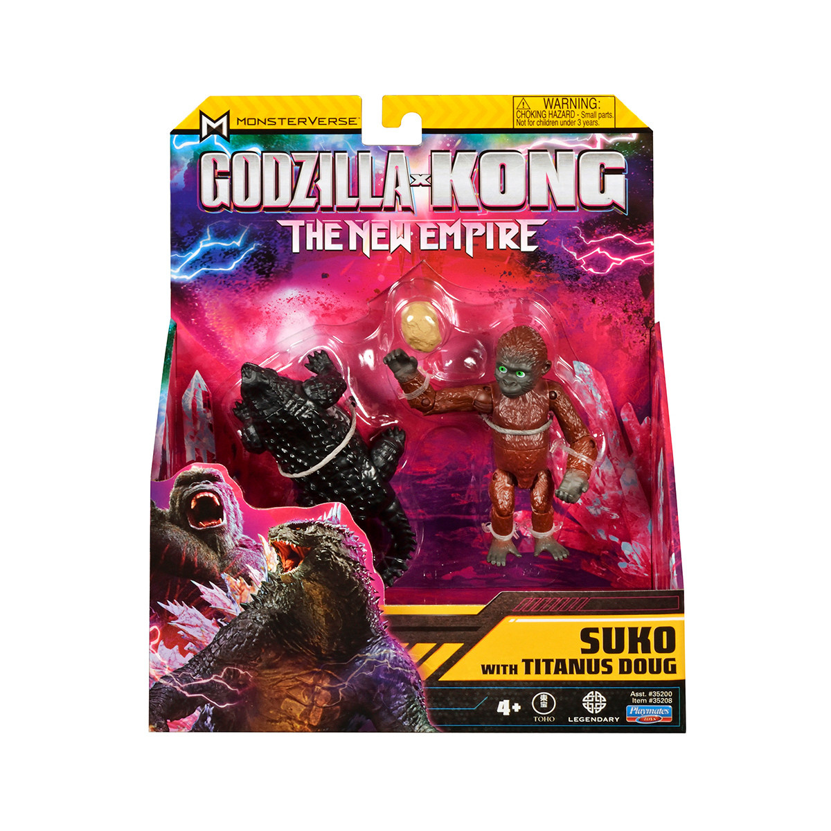Набір фігурок Godzilla x Kong Suko with Titanus Doug - Зуко з Дагом 35208