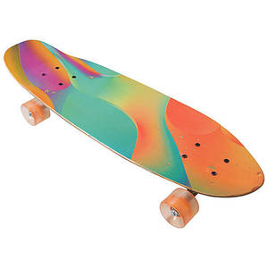 Penny Board ブラック/オレンジ/ターコイズ Скейтборд Penny Board 22 Australia Рисунок Черная Молния