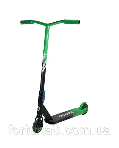 Трюковий самокат Go TRAX ST PRO 200 чорно-зелений, фото 1