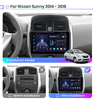 Junsun 4G Android магнитола для Nissan Sunny 2014-2016