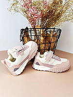 Детские демисезонные кроссовки Jong Golf весна осень мальчик девочка размер от 22-32 26, Розовые