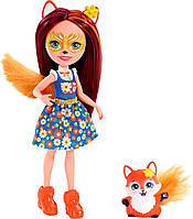 Лялька Енчантімалс Лисичка Фелісіті Enchantimals Felicity Fox Doll DVH87
