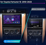 Junsun 4G Android магнітолу для Toyota Fortuner HILUX 2005 — 2007 Fortuner AN50 AN60 2008-2014, фото 3