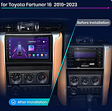 Junsun 4G Android магнітолу для Toyota Fortuner HILUX 2005 — 2007 Fortuner AN50 AN60 2008-2014, фото 2