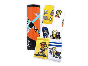 Подарунковий тубус шкарпеток Simpsons tube, One size (37-43)