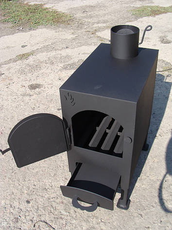 Буржуйка "Трьошка", сталь 3 мм (дров'яна піч), фото 2