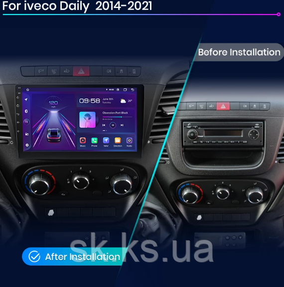 Junsun 4G Android магнітола для Chevrolet Iveco Daily 2009 - 2021