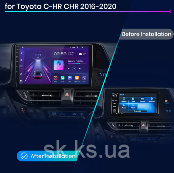 Junsun 4G Android магнітолу для Toyota C-HR CHR 2016 — 2020