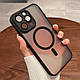 Чохол силіконовий для Iphone 12 MagSafe чорний, фото 5