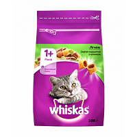 Сухий корм для кішок Whiskas з ягням 300 г (5900951305719/5900951014086)