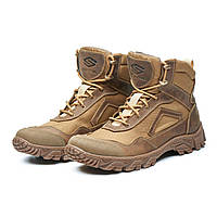 Тактические ботинки демисезонные койот легкие ботинки армейские осенние бежевые легкие военные ботинки