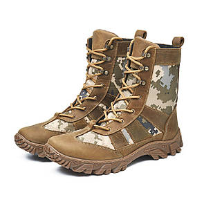 Берці піксель на весну шкіряні Берці демісезонні легкі берці піксель тактичні берці весняні шкіряні військові