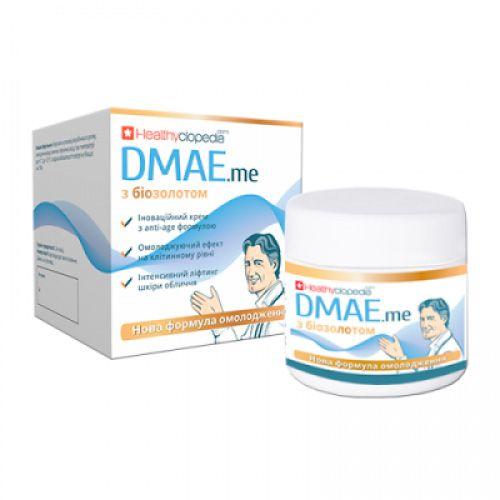 Крем для обличчя DMAE з біозолотом 30+ ліфтинг ефект 50 мл Heathyclopedia