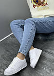 Кросівки білі жіночі екошкіряні 36, фото 4