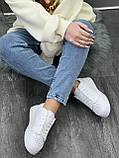 Кросівки білі жіночі екошкіряні 36, фото 9