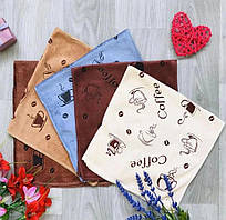 Рушники для кухні Coffee мікрофібра, 5 шт.