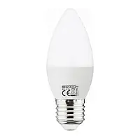 Лед лампочка свічка 6W E27 С37 6400K холодне світло, ULTRA-6 Horoz Electric