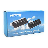 Одноканальный активный удлинитель HDMI-mini сигнала по WIFI . Дальность передачи: до 150 метров, 1080P b