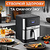 Аерофритюрниця SOKANY SK-ZG-8040 7 л 1800 Вт без оливи з таймером і регулятором температури до 200 °C, фото 4