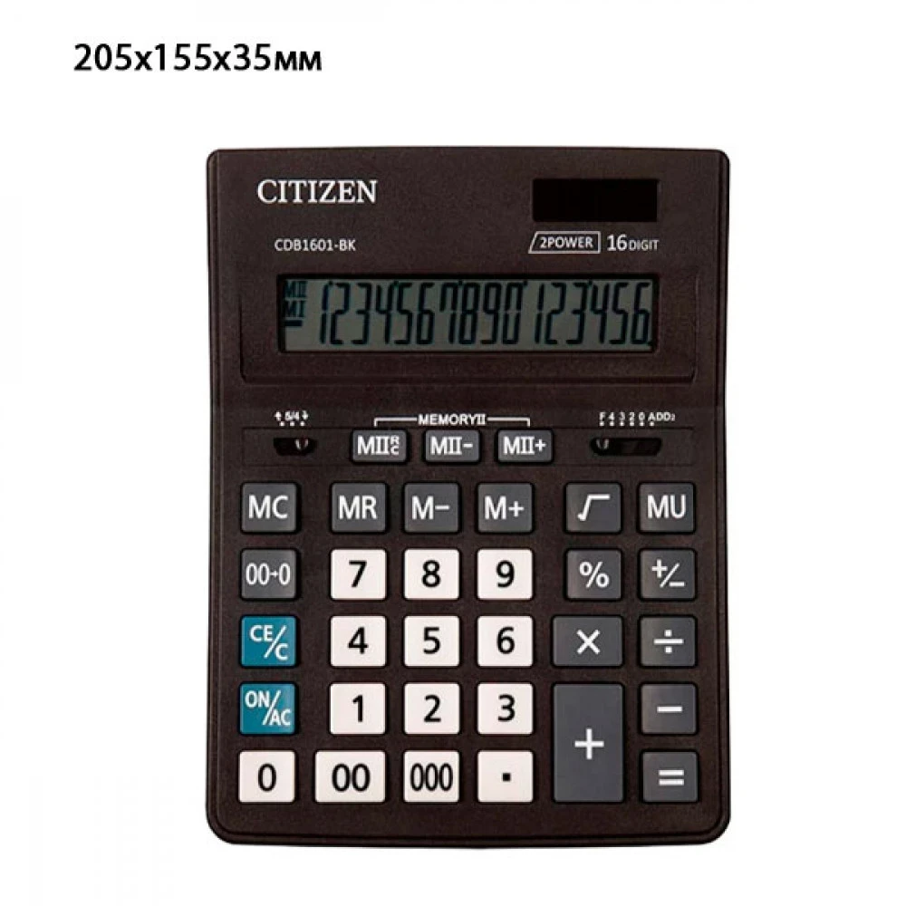 Калькулятор Citizen 16 розрядний