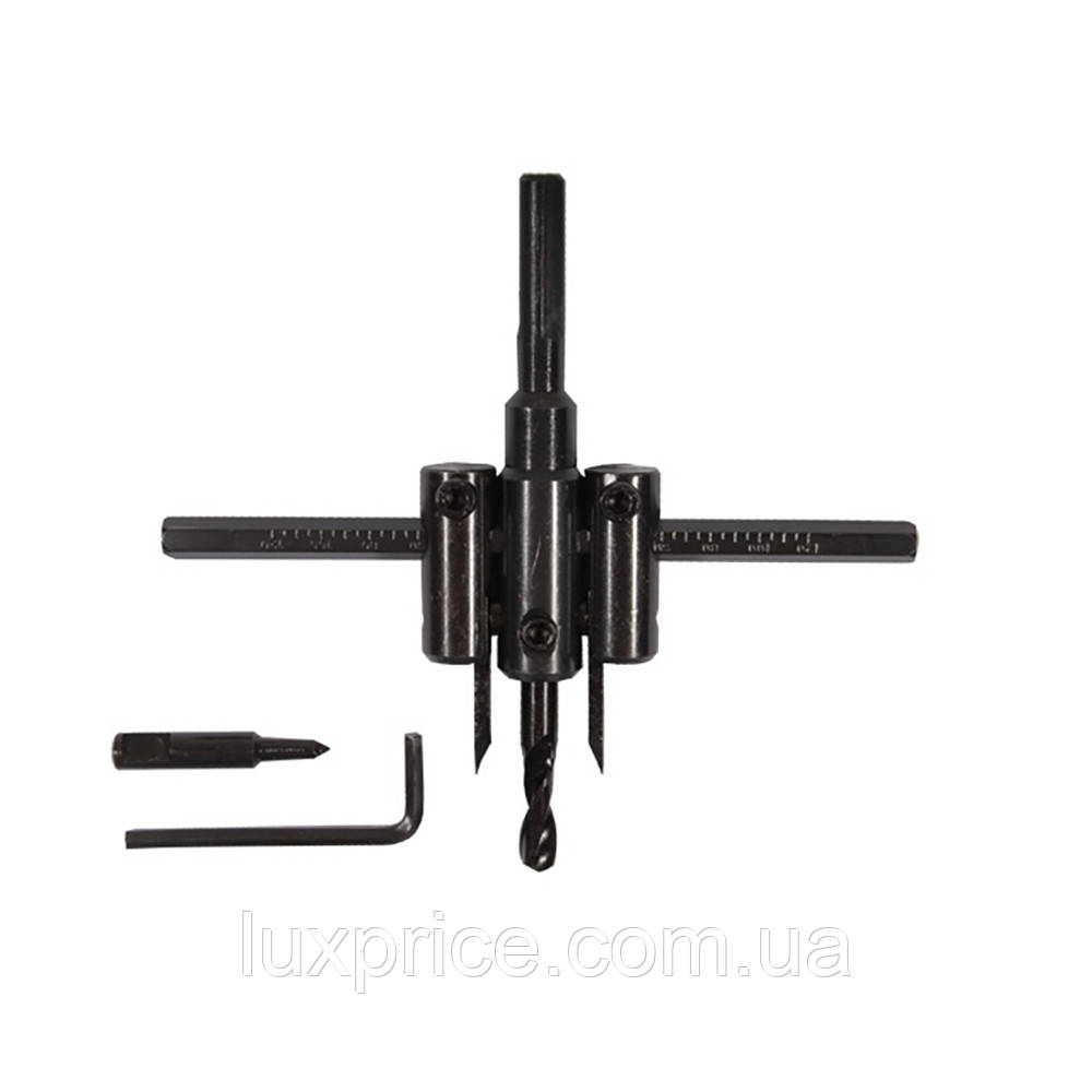 Свердло для дерева регульоване (балеринка) Ø 30-120 мм SIGMA (2051211) Luxprice, фото 1