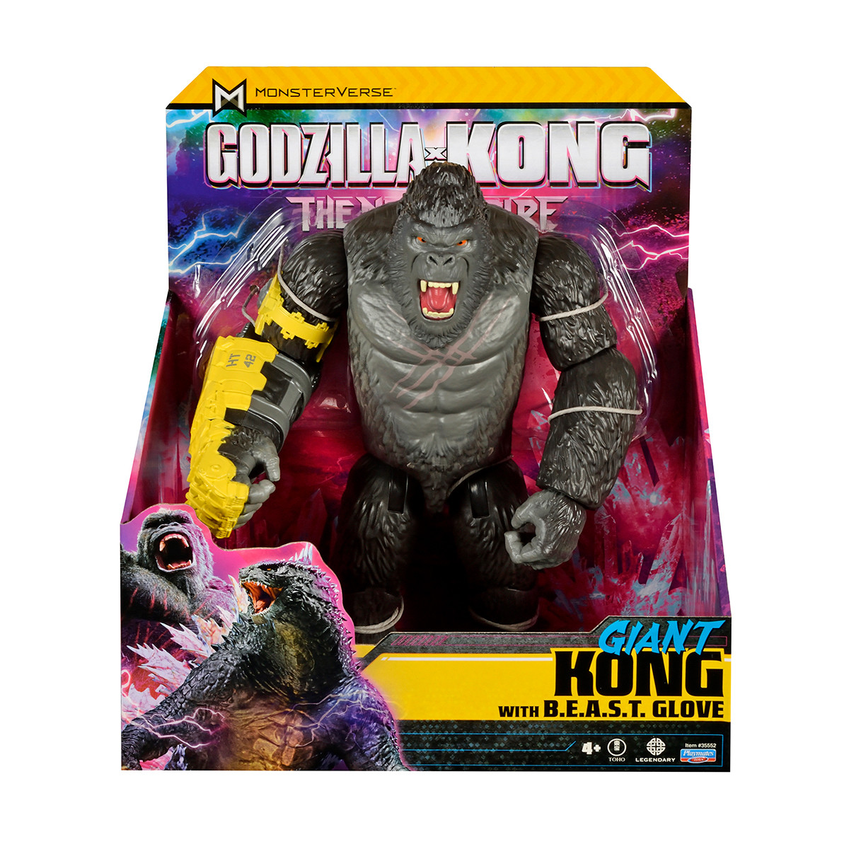 Ігрова Фігурка Godzilla x Kong - Конг гігант зі сталевою лапою 28 см 35552