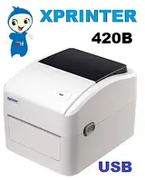 Принтер этикеток Xprinter XP-420B / USB / 203dpi