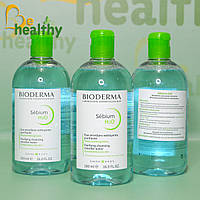 Мицеллярная вода для комбинированной и жирной кожи, Bioderma Sébium H2O, 500 мл