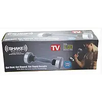 Виброгантель гантеля тренажер для фитнеса Supretto Shake Weight 1.1 кг виброгантеля