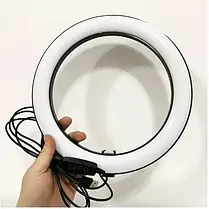 Кільцева Led-лампа 3 різновиди світіння CXB 360 36cm, фото 5