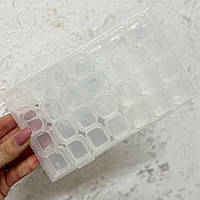Пластиковый контейнер-органайзер для декора и страз прозрачный (28 ячеек)