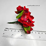 Бутоньєрка "Яблуневий цвіт" червоний 3.5 см, фото 4