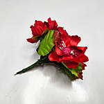 Бутоньєрка "Яблуневий цвіт" червоний 3.5 см, фото 3