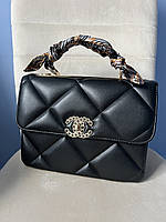 Женская сумка Chanel молодежная сумка шанель через плечо из мягкой экокожи изящная брендовая сумочка