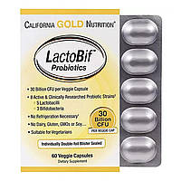 Пробіотики (LactoBif Probiotics) 30 млрд КУО 60 капсул CGN-00965