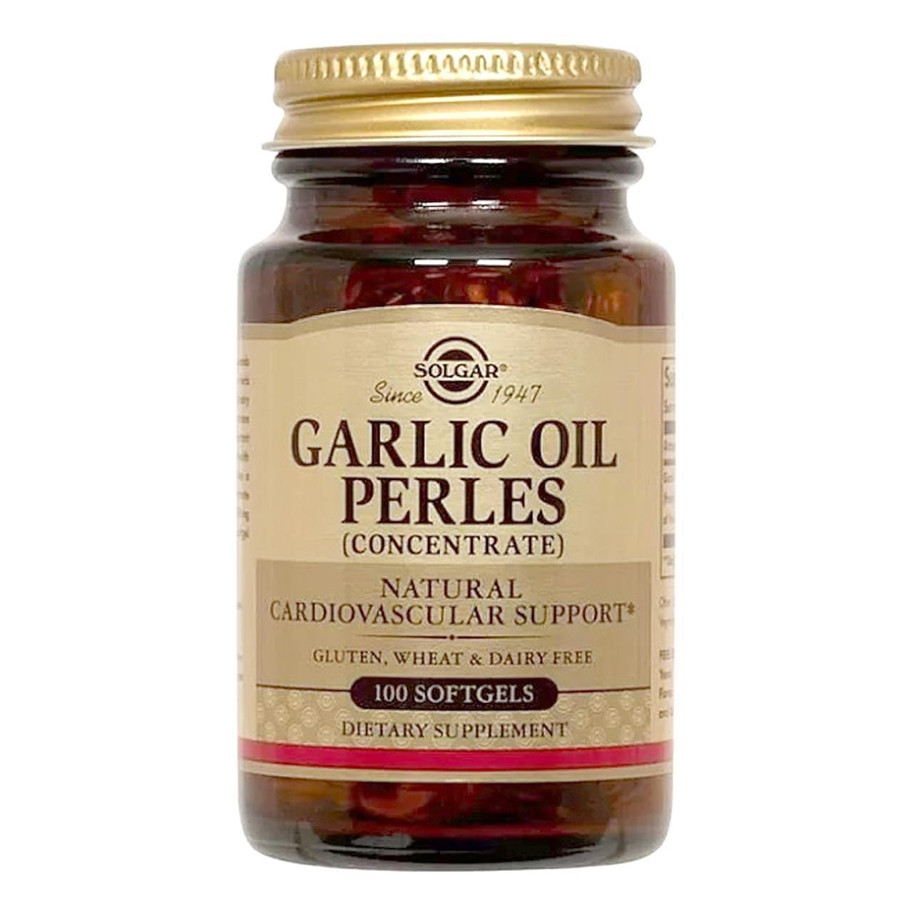 Олія часникова (Garlic oil perles) 1 мг 100 капсул SOL-01221