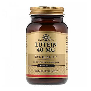 Лютеїн (Lutein) 40 мг 30 капсул SOL-01677